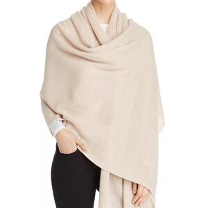 100% exclusive Nepal cream cashmere scarf